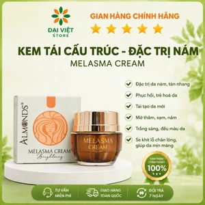 Kem Peel Tái Tạo Da Nám ALMONDS MELASMA CREAM 20gr Không sưng đỏ đau rát