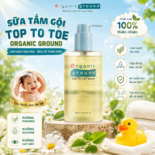 SỮA TẮM GỘI TOÀN THÂN HỮU CƠ 300ML LÀM SẠCH DỊU NHẸ