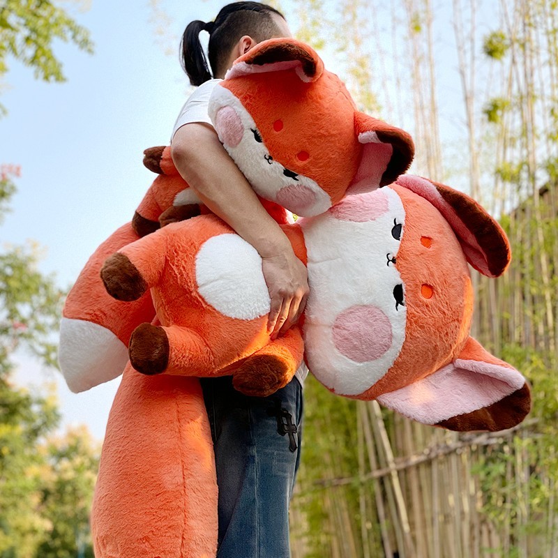 Gấu Bông Cáo Đuôi To Dài Má Phính Siêu Cấp Đáng Yêu, Thú Nhồi Bông Con Cáo Fox Cao Cấp Quà Tặng Cho Bé,Bạn Gái
