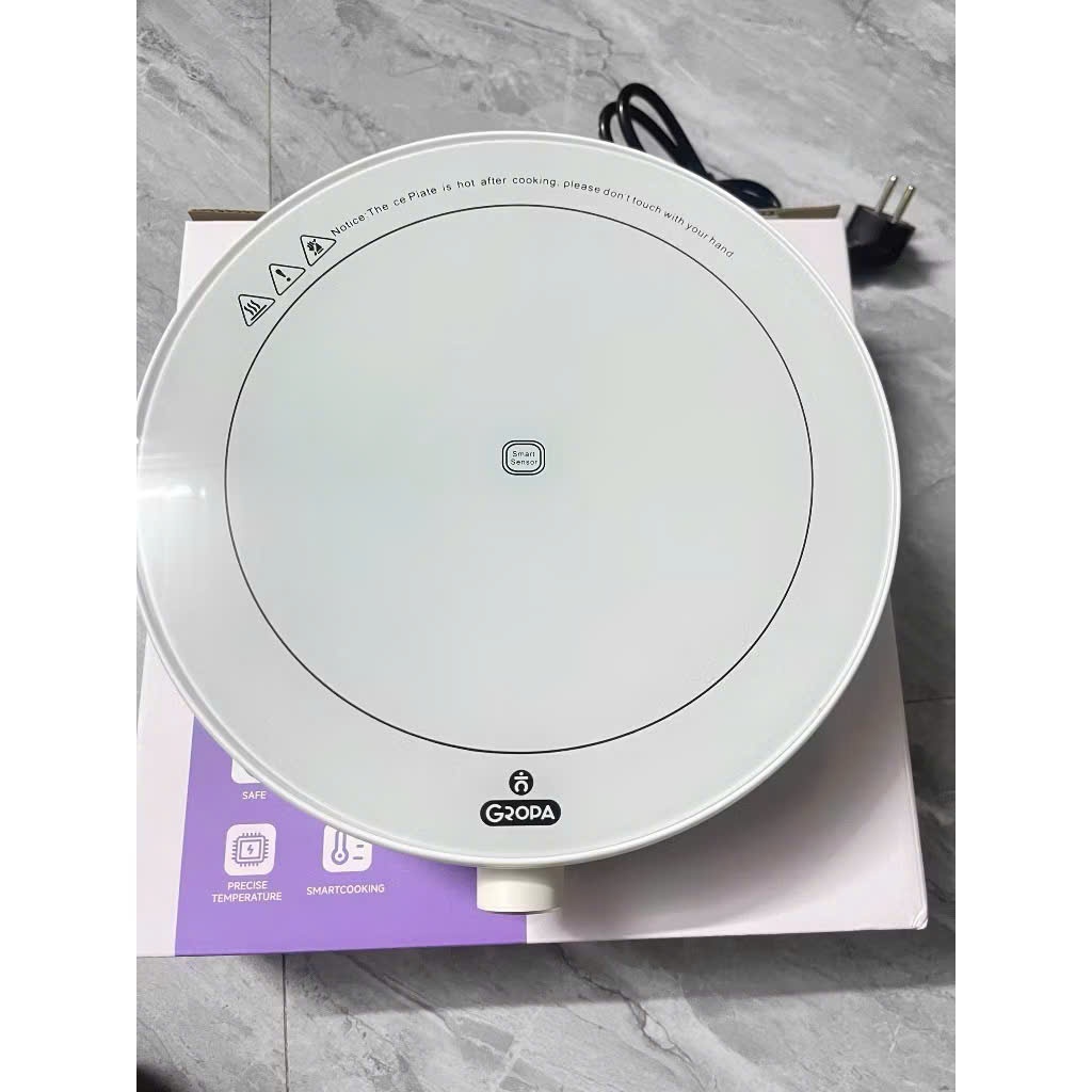 Bếp từ tròn Gropa mặt kính cường lực 2200W - Hàng chính hãng bảo hành 12 tháng - ảnh 5