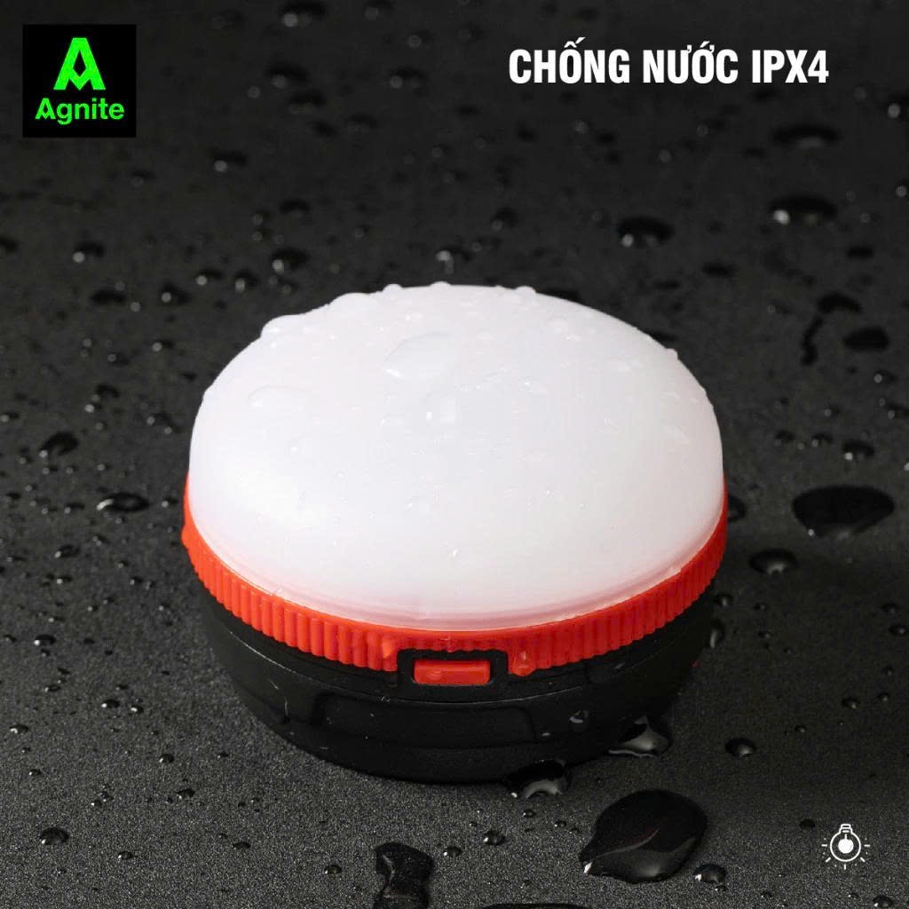 Đèn cắm trại dã ngoại chính hãng AGNITE siêu sáng, chống nước, nhỏ gọn tiện lợi