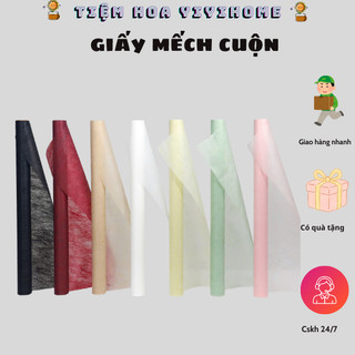 Cuộn Giấy Mếch Mỏng 58CM*10Y Dùng Để Lót Gói Hoa Trang Trí, Lót Gói Quà Không Thấm Nước