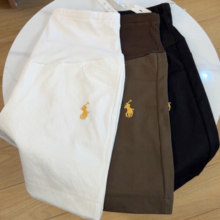 [Nhà Moom] Quần bầu ngố lửng ống rộng Kaki Mềm Thêu túi sườn, thời trang mùa hè cho Mẹ Bầu