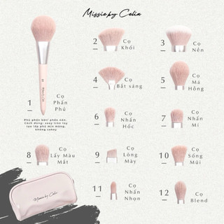 BỘ CỌ TRANG ĐIỂM 12 CÂY MISSIE BY CELIN