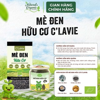 Mè Đen Hữu Cơ C'LaVie 90g – Siêu Thực Phẩm Ăn Dặm Bổ Sung Canxi Và Khoáng Chất Cho Bé - Natural Market