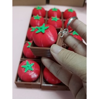 [Móc Khóa] Clicker Hôp Cà Chua Đỏ - Âm thanh khi nhấn vui tai giảm căng thẳng, làm móc khóa, làm quà tặng, deco Cực Chất