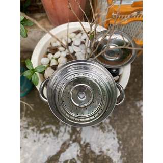 Nồi Hấp Inox  20cm kèm vỉ hấp Home max vietnam