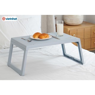 Bàn Học Gấp Gọn Nhựa Việt Nhật, Bàn Gấp Chân Gọn Gàng Có Khe Cắm Bút 1833 Bàn Gấp Gọn Nhựa Việt Nhật
