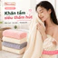 Khăn Tắm Siêu Thấm Hút 1m4 Sợi Microfiber Cao Cấp, Khăn Lau Người Mềm Mịn Dày Dặn Không Rụng Lông