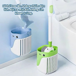 [Chổi cọ vệ sinh nhà tắm] Chổi silicon hình cá voi, kèm đế hút chân không, dễ dàng thêm dung dịch, làm sạch mọi góc. Tặn