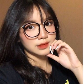 Gọng kính cận thời trang nữ cao cấp mắt tròn cá tính phong cách Ulzzang Hàn Quốc dễ đeo phối đồ thay được tròng cận 014