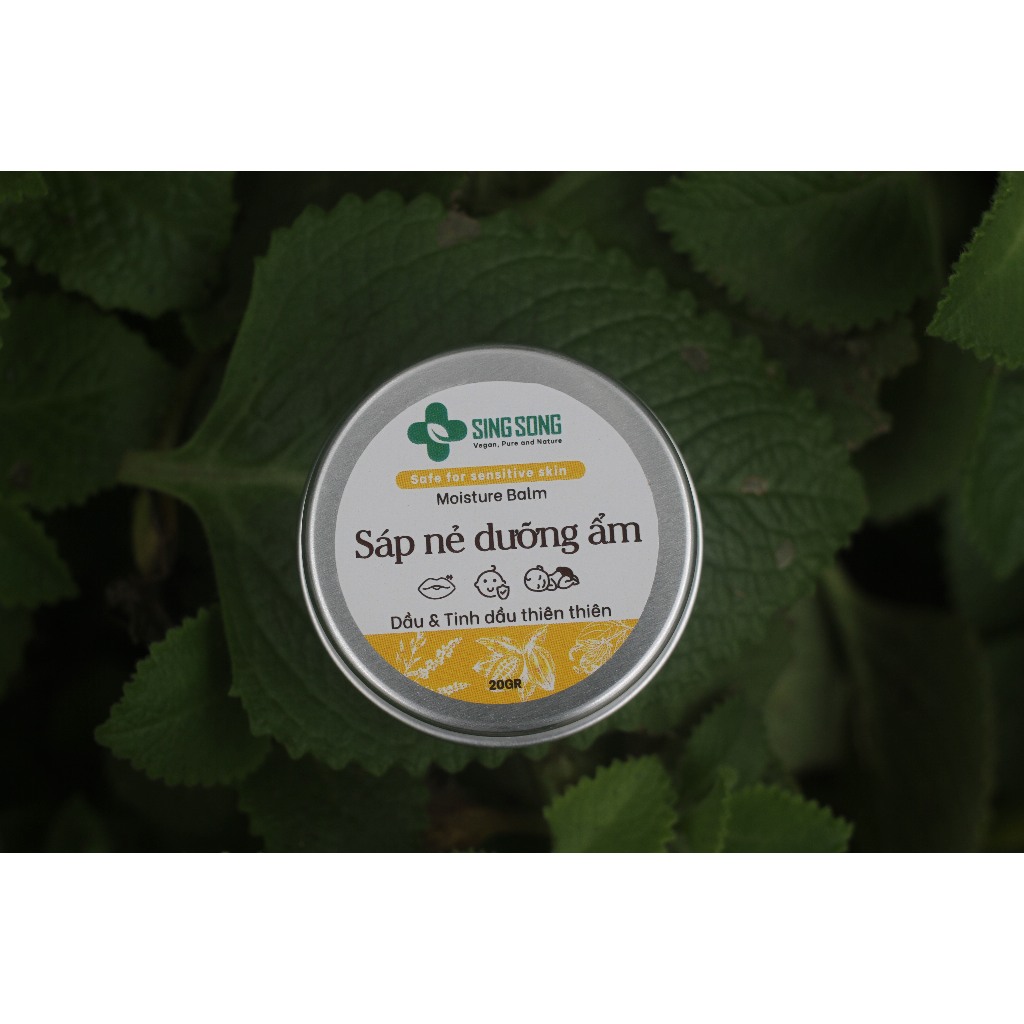 Sáp Nẻ Dưỡng Ẩm - Singsong Thuần Chay. Làm Mềmp Da, Chống Khô Da, Nứt Nẻ Da -20gr - SingSong