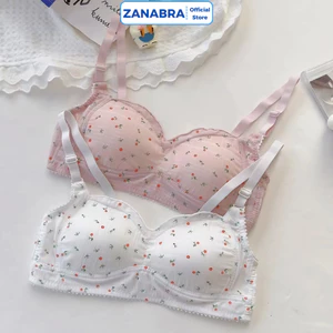 Áo Ngực Nữ Mút Mỏng Không Gọng, Áo Lót Nữ Form Nhỏ 3 Nấc Cài Chất Mềm Mịn ZANABRA A739