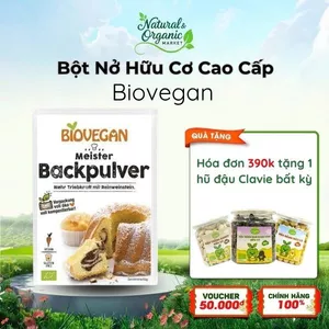 Bột Nở Hữu cơ Cao Cấp Biovegan 17g Không Hóa Chất Độc Hại, An Toàn Cho Tiêu Hóa - Natural Market