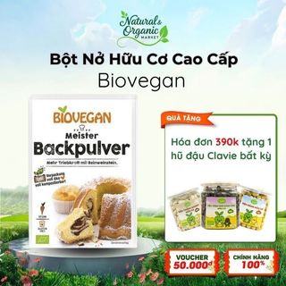 Bột Nở Hữu cơ Cao Cấp Biovegan 17g Không Hóa Chất Độc Hại, An Toàn Cho Tiêu Hóa - Natural Market