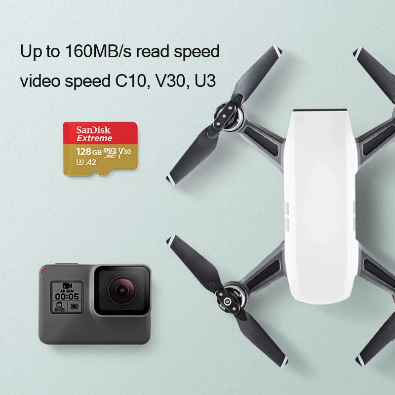 Thẻ Nhớ SanDisk Extreme SD Card 16GB–1TB High Speed for Camera, Phone & Drone