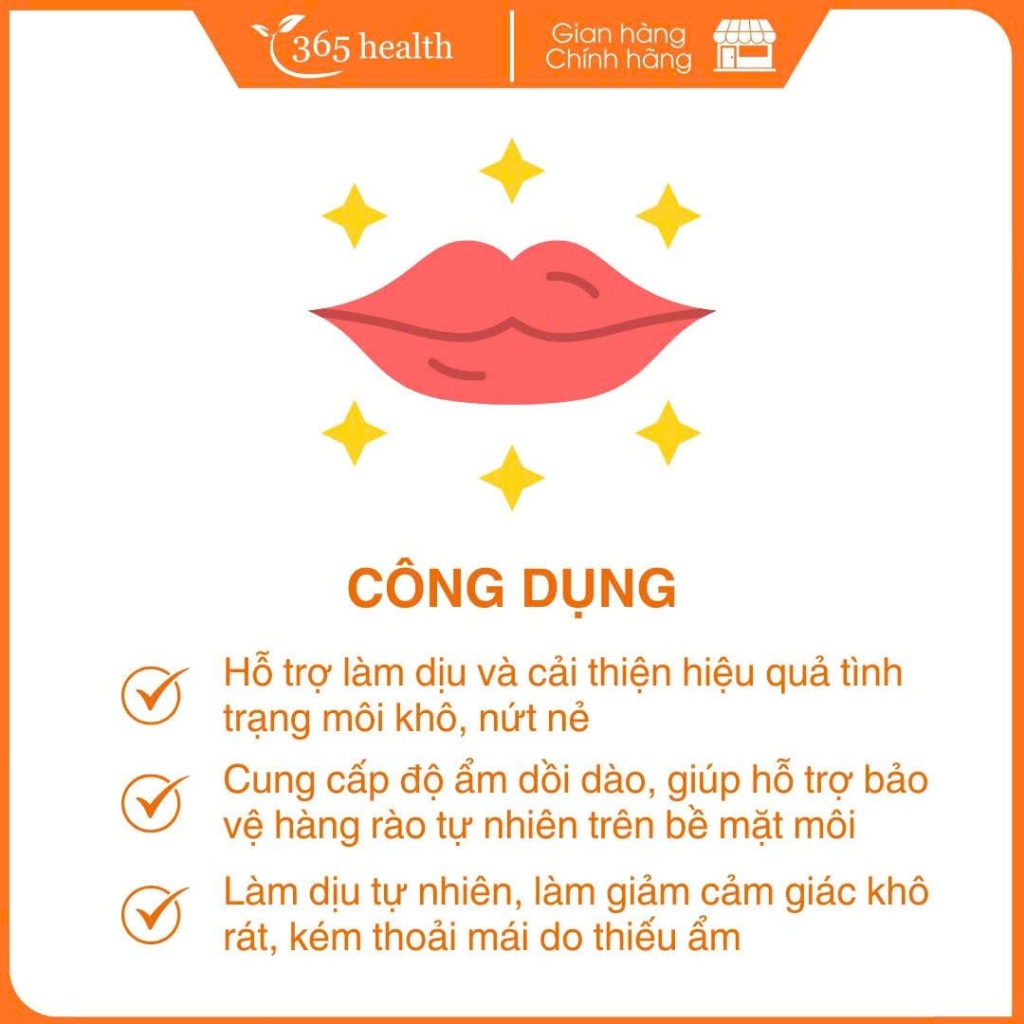 Son dưỡng môi Bioderma Atoderm Levres dưỡng ẩm làm mềm và ngừa thâm môi