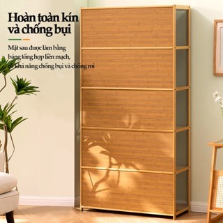 tủ trưng bày mô hình chống bụi tre tự nhiên nội thất phòng khách Chịu Lực Tốt Sang trọng 2Cánh Kính