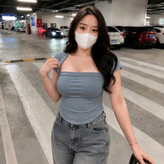 Áo thun bigsize nữ form rộng cổ nữ hoàng tay ngắn vạt bầu vải Borip Thái co giãn tốt nữ tính A53