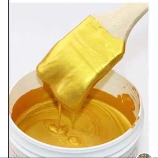 Sơn Nhũ Vàng 24k Thailand Cao Cấp gốc Acrylic dùng cho mọi chất liệu (Lon 1kg)