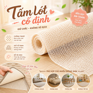 Tấm Lót Chống Trượt Silicon Đa Năng MAISON, Thảm Lót Cố Định Thảm, Ga Giường, Đệm Ghế, Sofa Bám Dính Tốt