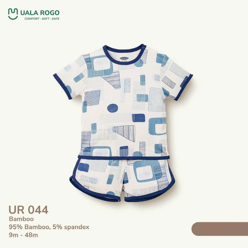 (8,5-20kg, 9-48M) Bộ Cộc Tay Thoáng Mát, Thấm Hút Cho Bé Uala UR044 UR2172 UR2390 UR2174 UR2178 UR3851 UR496