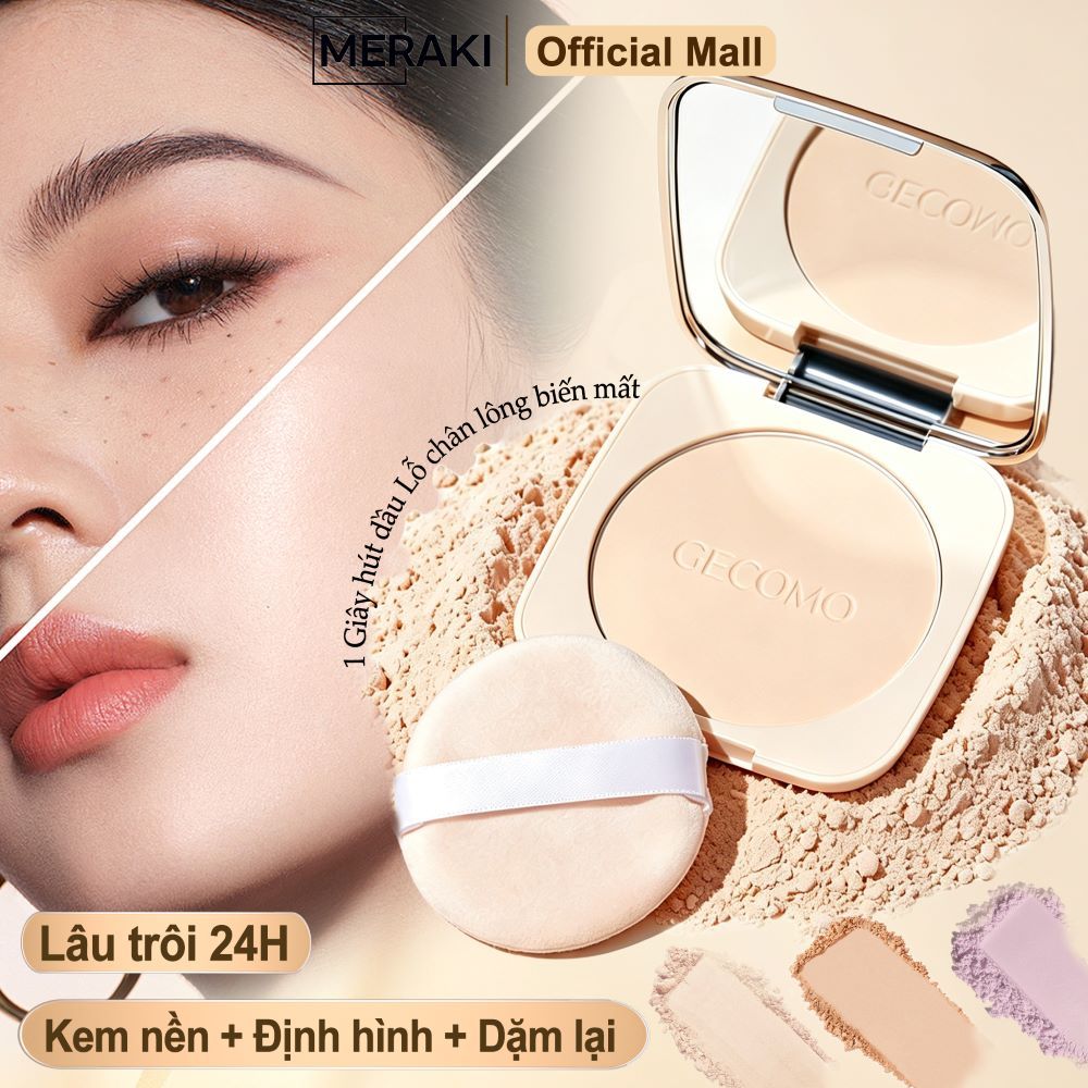 Phấn phủ kiềm dầu, Phấn phủ lỗ chân lông, Giữ nền lâu trôi suốt cả ngày, Siêu mịn, Không vón cục, Mỏng nhẹ thoáng da