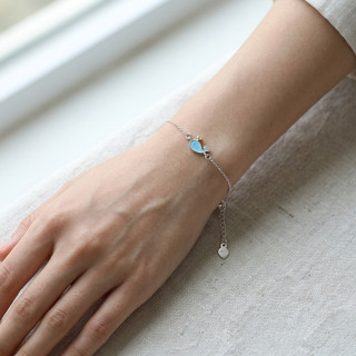 Vòng Tay Nữ Bạc S925 Họa Tiết Cá Voi Dễ Thương – Phụ Kiện Đi Biển Siêu Xinh