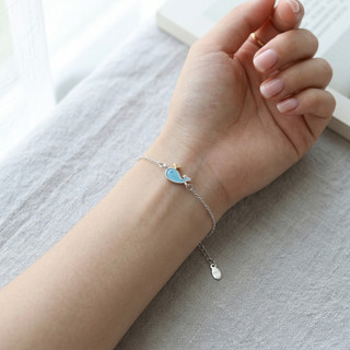 Vòng Tay Nữ Bạc S925 Họa Tiết Cá Voi Dễ Thương – Phụ Kiện Đi Biển Siêu Xinh