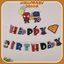 Dây chữ Happy Birthday siêu nhân nhện - đội trưởng mỹ trang trí sinh nhật cho các bé