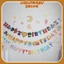 Dây chữ Happy Birthday siêu nhân nhện - đội trưởng mỹ trang trí sinh nhật cho các bé