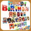 Dây chữ Happy Birthday siêu nhân nhện - đội trưởng mỹ trang trí sinh nhật cho các bé