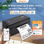 Máy In Nhiệt AYIN Khổ A6,A7 In Đơn Hàng Từ Điện Thoại, Máy Tính, In Đơn Sàn TMĐT, Mã Vận Đơn, In Tem-BH 15 Tháng — ảnh 1