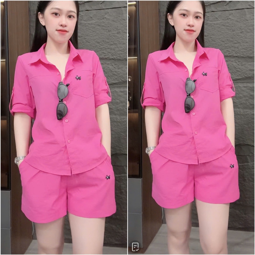 Sét Bộ Cộc Chất Thô Mềm Mát Size 40-70kg,Thời Trang Hè Màu Sắc Tươi Mát Chất Liệu Mềm Mại Thoải Mái  HT32