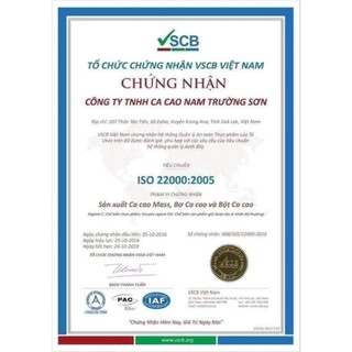 500gr Bột cacao Nguyên chất Nam Trường Sơn, đầy đủ giấy chứng nhận, Cacao Đak Lak Việt Nam