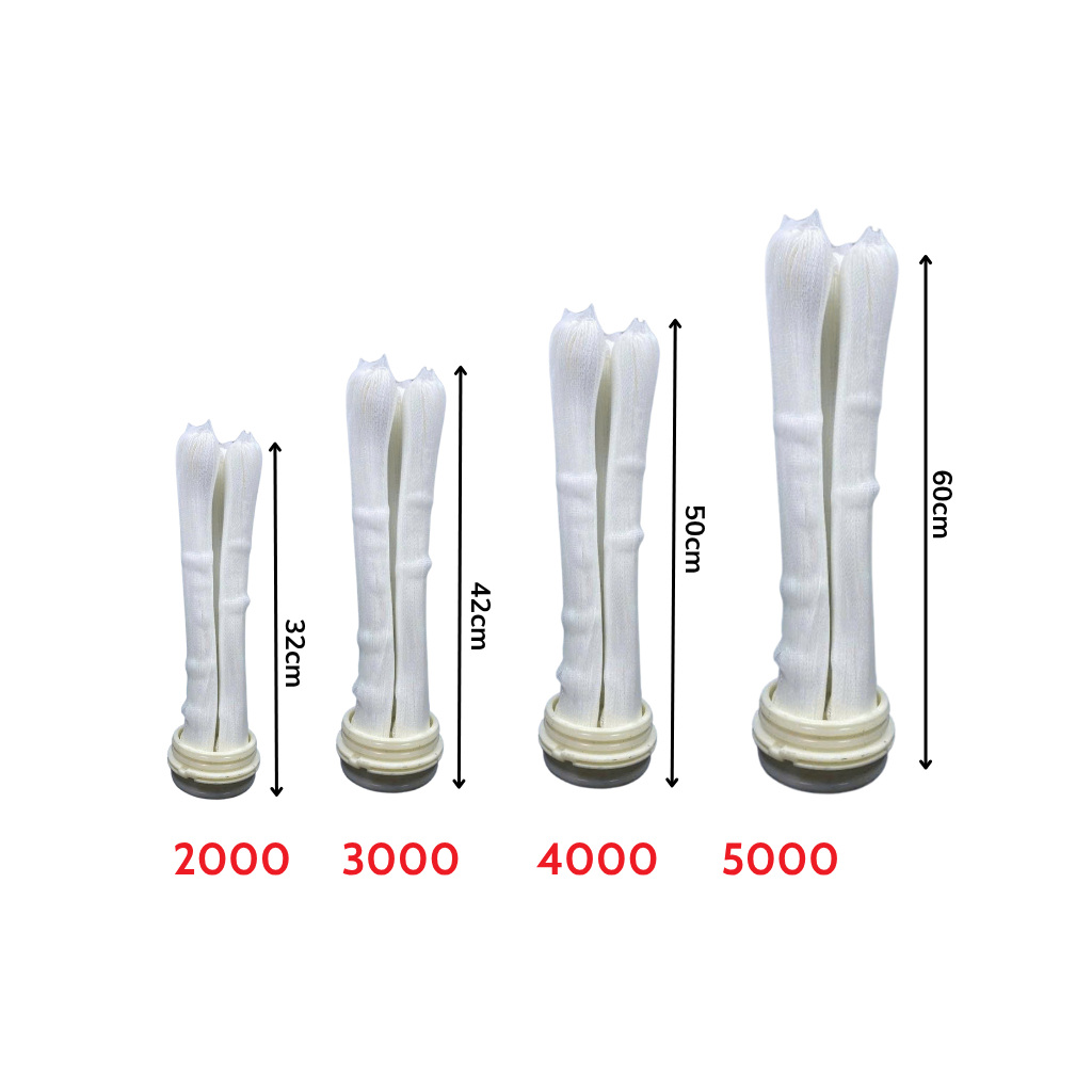 Lõi lọc nước đầu nguồn UF công suất 2000/3000/4000/5000 lít giờ dùng sợi PVDF