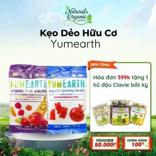 Kẹo Dẻo Hữu Cơ Cho Bé Vị Trái Cây Yumearth 50g An Toàn Cho Bé, Vị Trái Cây Thơm Ngon - Natural Market