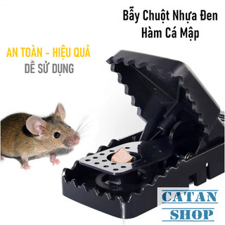 Bẫy Chuột Nhựa Đen Hàm Cá Mập Dụng Cụ Bẫy Chuột Hiệu Quả Siêu Nhạy Dễ Dàng Lắp Đặt Và Sử Dụng
