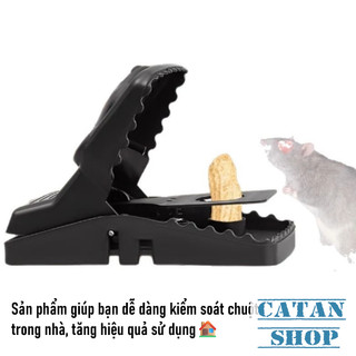 Bẫy Chuột Nhựa Đen Hàm Cá Mập Dụng Cụ Bẫy Chuột Hiệu Quả Siêu Nhạy Dễ Dàng Lắp Đặt Và Sử Dụng