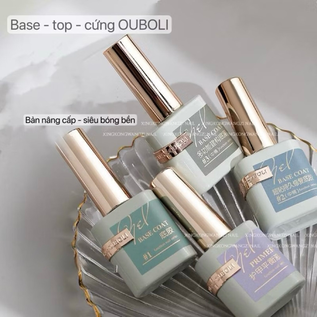Base top OUBOLI chính hãng phiên bản nâng cấp - bộ sản phẩm siêu bóng bền