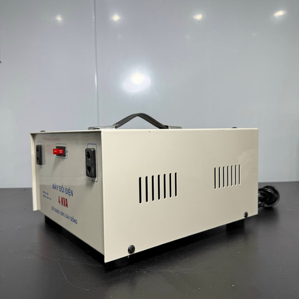 [4KVA-100% Dây Đồng] Đổi Nguồn Từ 220V sang 110V Dùng Cho Thiết Bị Nhật Bảo Hành 2 Năm STD-VIỆT