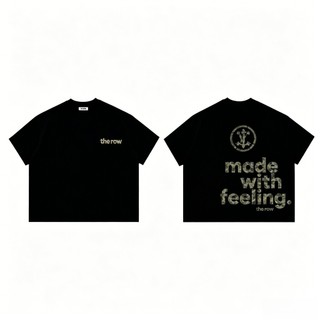 Áo Thun Boxy Local Brand Tay Ngắn Cotton 250gsm " MADE WITH FEELING " Áo Phông Forrm Rộng Unisex Nam