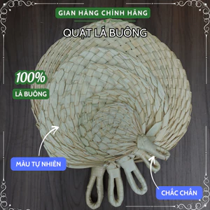 Quạt Lá Buông KOMORA, Bền Chắc, Trang Trí, Quà Tặng Doanh Nghiệp