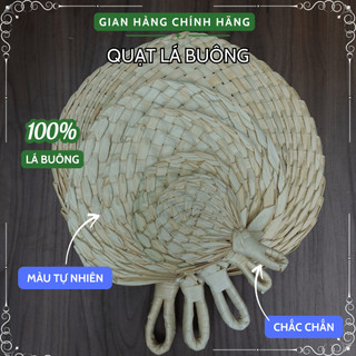 Quạt Lá Buông KOMORA, Bền Chắc, Trang Trí, Quà Tặng Doanh Nghiệp