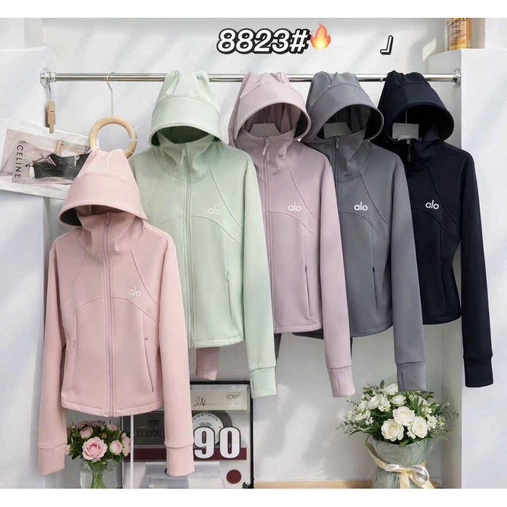 💥 Áo chống nắng 8823# hàng QC ép 2 lớp dày. Dáng eo ôm sát