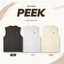 Áo thun sát nách TANKTOP PEEK vải cotton, form rộng thoải mái, thêu logo tinh tế, mặc hè và vận động- FEAER