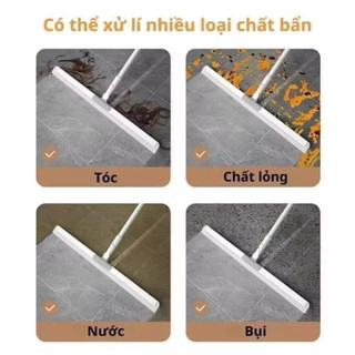 Chổi Gạt Nước Silicon có thể kéo dài  – Cây Gạt Kính, Gạt Sàn Nhà Tắm Đa Năng