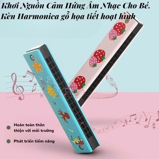 Kèn Harmonica Mini Cho Bé - Đồ Chơi Trẻ Em Kèn Gỗ Âm Nhạc Hoạt Hình Cute Giáo Dục Sớm