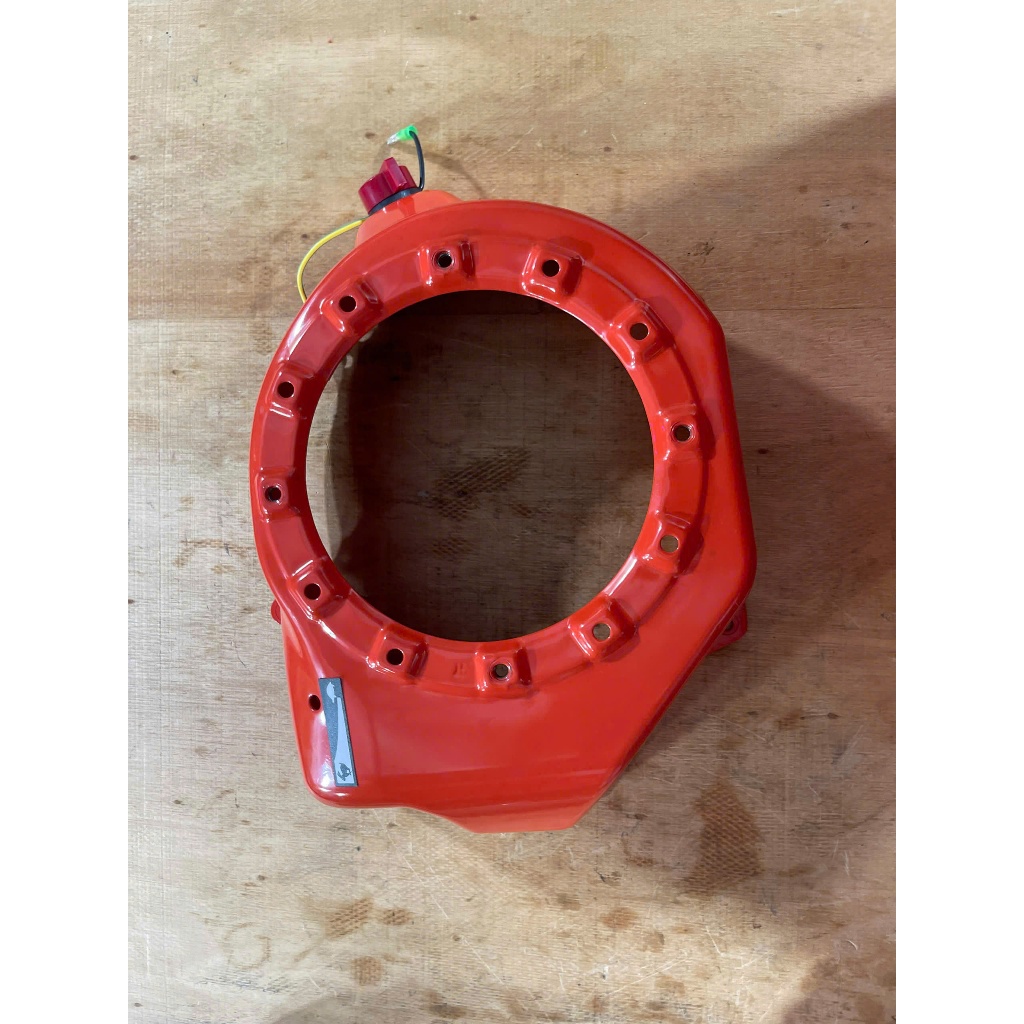 Nắp Chụp Mâm Lửa Mâm Từ (Áo Gió) Oshima OS75 7.5HP, Màu Đỏ, Phụ Tùng Động Cơ Máy Nổ