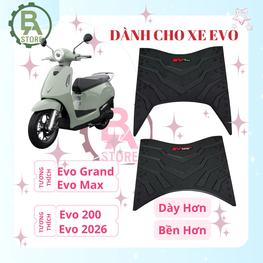 Thảm xe điện Evo 200, Evo Grand, Evo Max, Evo Lite, Evo Grand Lite